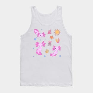 Axolotl Sticker Pack Tank Top